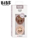 BIBS COLOUR 2-PACK WOODCHUCK & BLUSH S Smoczek Uspokajający kauczuk Hevea BIBS COLOUR 2-PACK WOODCHUCK & BLUSH S Smoczek Uspokajający kauczuk Hevea