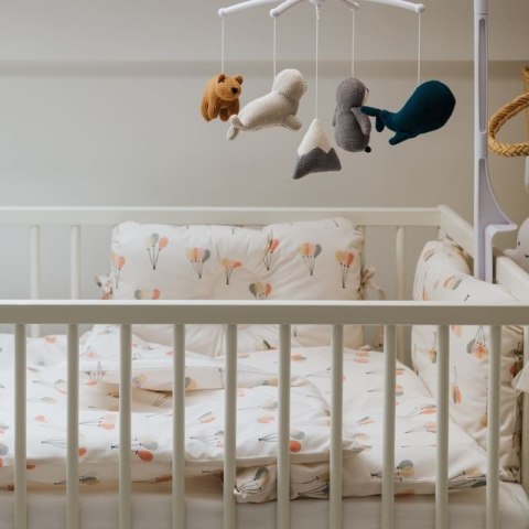Hi Little One poszewki na pościel niemowlęcą z BIO bawełny organicznej SMILE muumee Hi Little One poszewki na pościel niemowlęcą z BIO bawełny organicznej SMILE muumee