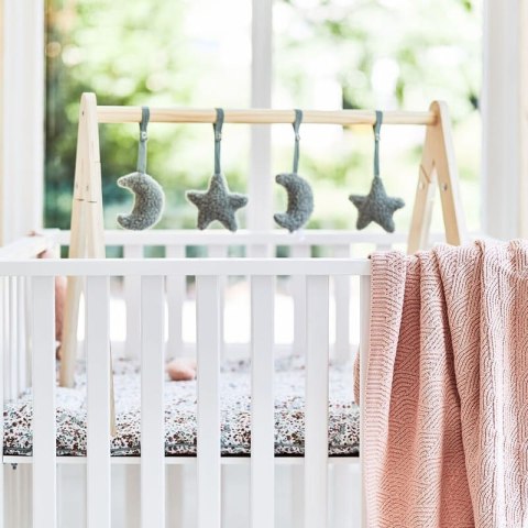 Jollein zabawki interaktywne do stojaka BABYGYM 4 el Księżyc Moon Ash Green Jollein zabawki interaktywne do stojaka BABYGYM 4 el Księżyc Moon Ash Green