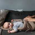 Hi Little One kołderka rożek z podusią z oddychającej organicznej BIO bawełny Lavender Hi Little One kołderka rożek z podusią z oddychającej organicznej BIO bawełny Lavender