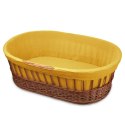 Hi Little One kosz Mojżesza wiklinowy wysoki ze stelażem + liner + materac + prześcieradło 5in1 MUSTARD Hi Little One kosz Mojżesza wiklinowy wysoki ze stelażem + liner + materac + prześcieradło 5in1 MUSTARD