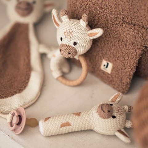 Jollein grzechotka dla Niemowlaka miękka Żyrafa GIRAFFE Jollein grzechotka dla Niemowlaka miękka Żyrafa GIRAFFE