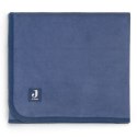 Jollein kocyk do wózka fotelika i kołyski 100x75 cm CRIB Jeans Blue Jollein kocyk do wózka fotelika i kołyski 100x75 cm CRIB Jeans Blue