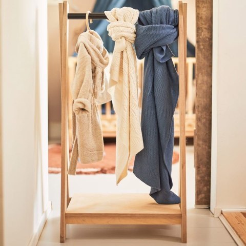 Jollein kocyk do wózka fotelika i kołyski tkany 100x75 cm BASIC KNIT Jeans Blue Jollein kocyk do wózka fotelika i kołyski tkany 100x75 cm BASIC KNIT Jeans Blue