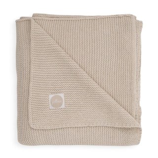 Jollein kocyk do wózka fotelika i kołyski tkany 100x75 cm BASIC KNIT Nougat