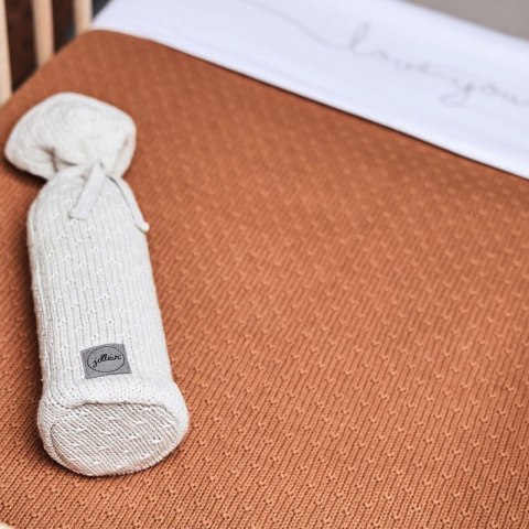 Jollein kocyk do wózka fotelika i kołyski tkany 100x75 cm BLISS KNIT Caramel Jollein kocyk do wózka fotelika i kołyski tkany 100x75 cm BLISS KNIT Caramel