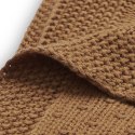 Jollein kocyk do wózka fotelika i kołyski tkany 100x75 cm BLISS KNIT Caramel Jollein kocyk do wózka fotelika i kołyski tkany 100x75 cm BLISS KNIT Caramel