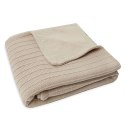 Jollein kocyk do wózka fotelika i kołyski tkany 100x75 cm PURE KNIT GOTS Nougat Velvet Jollein kocyk do wózka fotelika i kołyski tkany 100x75 cm PURE KNIT GOTS Nougat Velvet