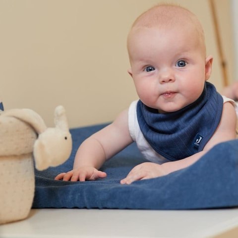 Jollein prześcieradło na przewijak 50x70 cm FROTTE Jeans Blue Jollein prześcieradło na przewijak 50x70 cm FROTTE Jeans Blue
