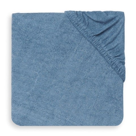 Jollein prześcieradło na przewijak 50x70 cm FROTTE Jeans Blue Jollein prześcieradło na przewijak 50x70 cm FROTTE Jeans Blue